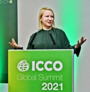 Президент КГ Орта Елена Фадеева выступила на ICCO Global Summit в Лондоне